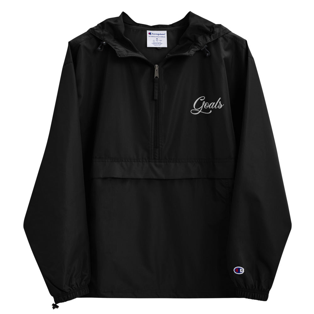 Goals Embroidered Champion Packable Jacket