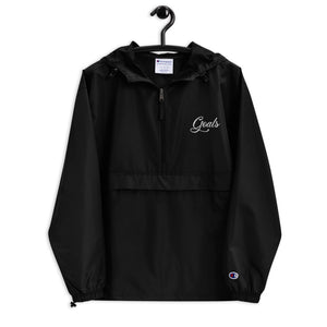 Goals Embroidered Champion Packable Jacket