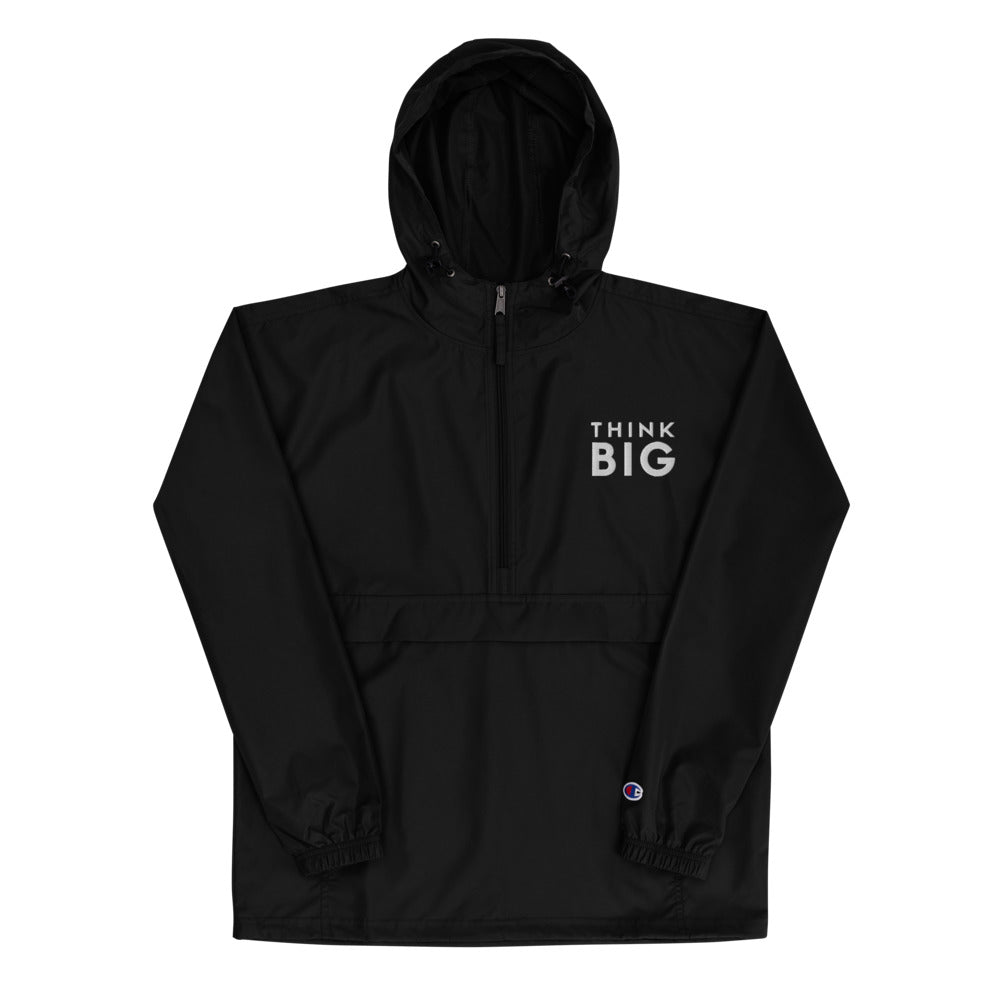 Think BIG Embroidered Champion Packable Jacket